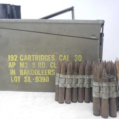 8686	

One Ammo Box with one belt of Rifle cartridges
One Ammo Box with one belt of Rifle cartridges