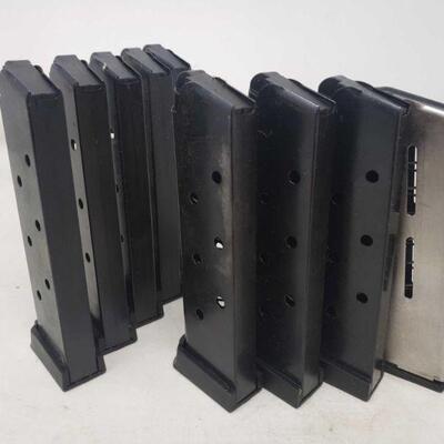 8708	

Nine .45 magazines
Nine .45 magazines capacity is approx 9 rounds