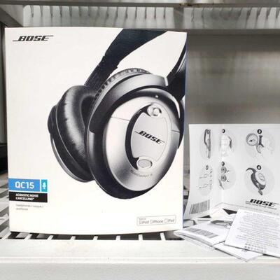 2334	

Bose QC15 Acoustic Noise Canceling Headphones
Bose QC15 Acoustic Noise Canceling Headphones
