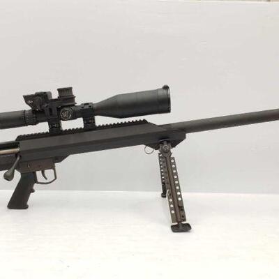 630	

Barrett M-99 .416 32'' Heavy Bolt-Action Rifle w/ Nightforce Scope and Pelican Case
CA OK
This rifle features a...