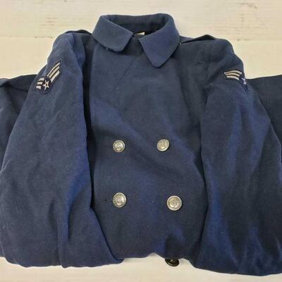 #8306 â€¢ Air Force Trench Coat With Senior Airman Rank