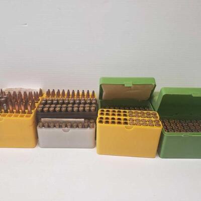 #8010 â€¢ Approx: 135 Rounds Of 8MM, 20 Rounds Of 30-30, 40 Casings With Primer, And 98 Casings With No...