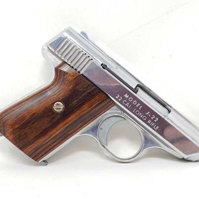 302	
Jennings J-22 Semi-Auto .22lr Pistol
Serial Number: 132804 Barrel Length: 2.5