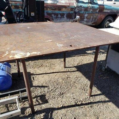 80550	

Steel Workbench
Measures Approx: 56" x 54" x 37"