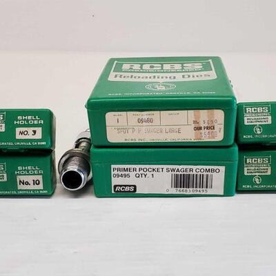 
#8178 â€¢ RCBS Shell Holders, and Reloading Dies