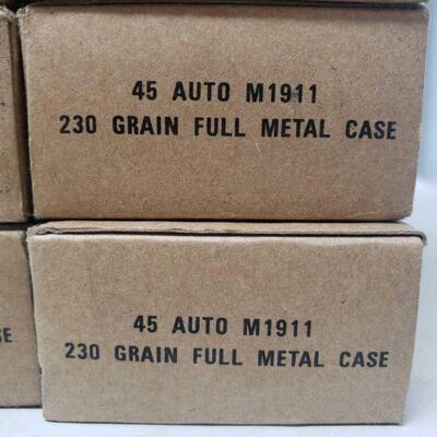 8682	

One ammo box with 535 .45 cartridges and 70 .30 cartidges0
.45 cartridges come in box and ammo pouch