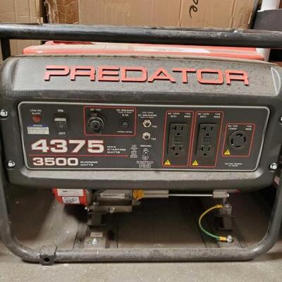 2552

Predator Gas Generator
Predator Generator has 4375 max starting watts and 3500 running watts