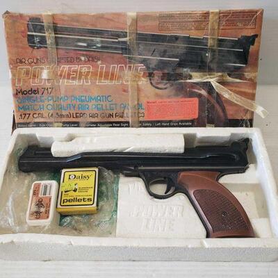 
#8062 â€¢ Powerline Model 717 Air Pellet Gun
