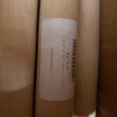 6664	
3 Boxes Of 10 1.25" x 34" Dowels
3 Boxes Of 10 1.25" x 34" Dowels