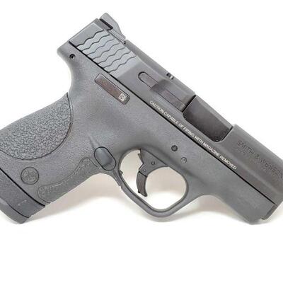 320	
Smith&Wesson M&P 9 Shield 9mm Semi-Auto Pistol
NO CA
Serial Number: JHS2362 Barrel Length: 3