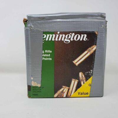 
#8614 â€¢ Approx 525 Rounds Of Remington .22 LR Brass-plated Hollow Points