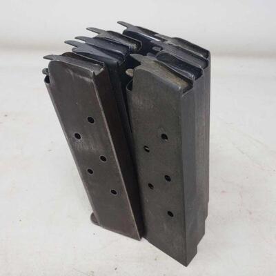 8706	

Nine .45 Magazines
Magazine takes Approx 9 rounds