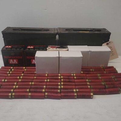 #8004 â€¢ Approx: 259 Rounds Of 12 Gauge Shells And 2 Ammo Cans