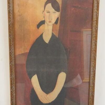 1177	FRAMED AMEDEO MODIGLIANI PRINT, 11 1/4 IN X 16 1/4 IN OVERALL
