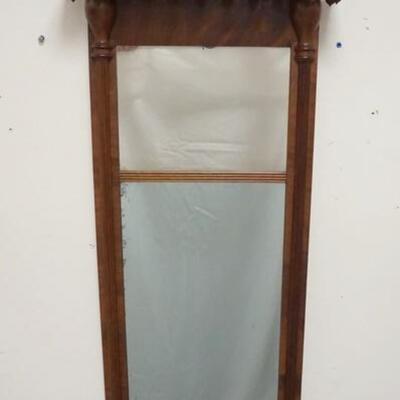 1150	ANTIQUE PERIOD FEDERAL 2 PART HANGING MIRROR, 36 1/2 IN X 18 1/2 IN
