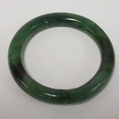 1161	JADE BRACELET, 3 1/2 IN OUTSIDE DIAMETER
