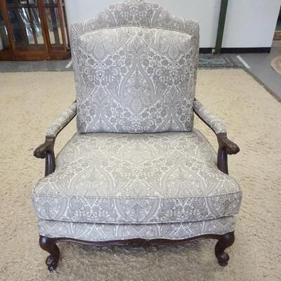 1057	CLAYTON MARCUS UPHOLSTERED ARM CHAIR

