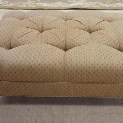 1083	TUFTED OTTOMAN, 41 IN X 30 IN X 15 IN HIGH
