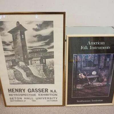 1197	2 FRAMED POSTERS OF ART EXHIBITS, HENRY GALLERY & FOLK INSTRUMENTS SMITHSONIAN

