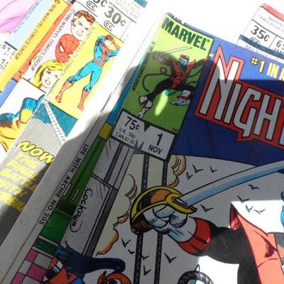 Vintage marvel Nightcrawler comics