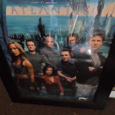 Signed Stargate Atlantis poster
