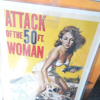 Attack of the 50 ft woman poster