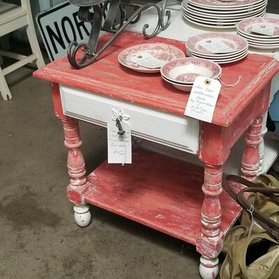 One of two end table/night stands.