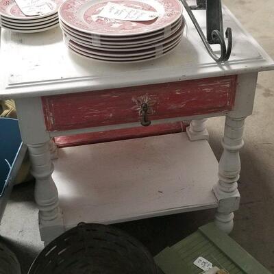 One of two end table/night stands.