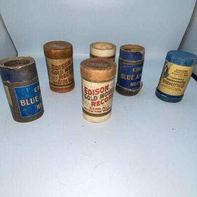 Edison Cylinders Collection Lot