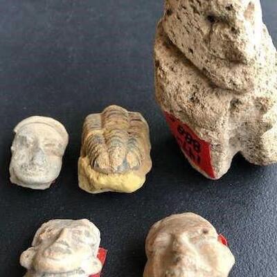Ancient Artifacts Figure Heads