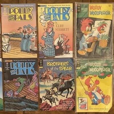 Polly and Pals Comics, Woody Woodpecker Comics. Misc Comics lot