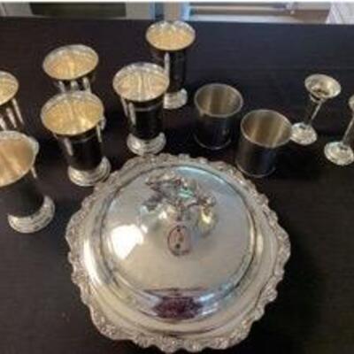 WCT047 - BUNDLE OF SILVER PLATED ITEMS