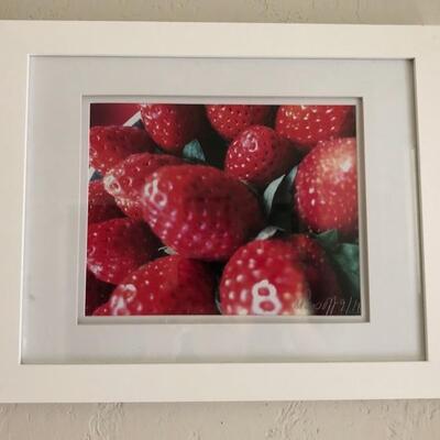 Fruit and veggie collection of photographs Artist signed