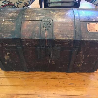 antique European trunk SOLD
34 X 20 X 20"