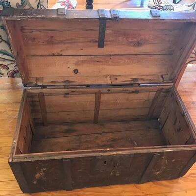 antique European trunk SOLD