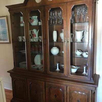 Thomasville china cupboard $295
66 1/2 X 18 X 79"