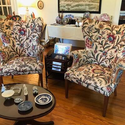 Wingback chair $55 "as is"
31 X 31 X 43"
2 available