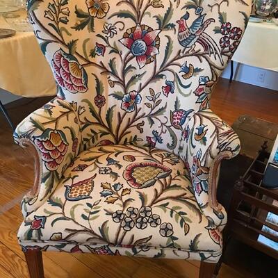 Wingback chair $55 "as is"
31 X 31 X 43"
2 available
