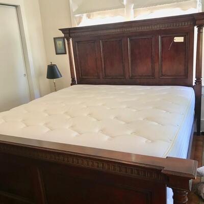 King bed with boxspring and mattress SOLD