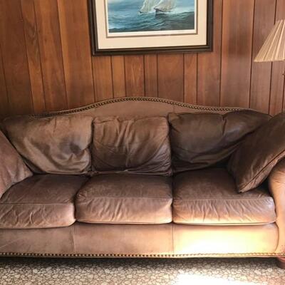 Leather sofa SOLD
87 X 39 X 37"
