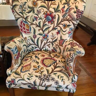 Wingback chair $55 "as is"
31 X 31 X 43"
2 available