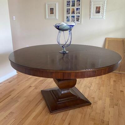 Round Contemporary Dining Table. $450.00