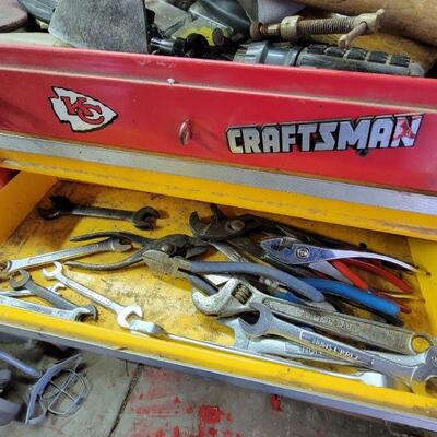 Craftsman toolbox and wrenches