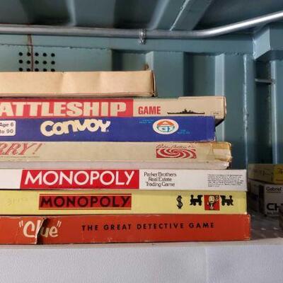 3084	

Old Board Games
Includes Monopoly, Clue, Battleship, Sorry, And More
