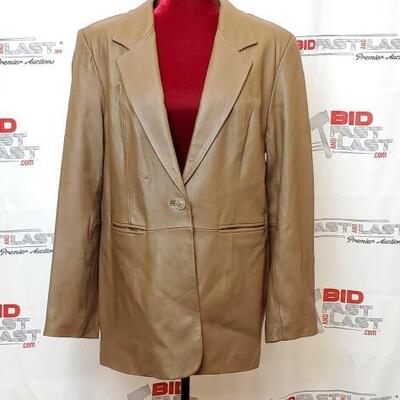#616 â€¢ Denim & Co Leather Blazer