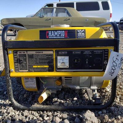 50008	

Champion Generator
Generator Measures Approximately:
