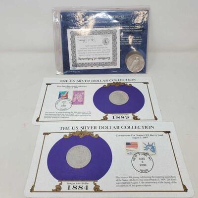 814	

Three Centuries Of Silver 1921-1935, 1889 Morgan Silver Dollar, 1884 Morgan Silver Dollar