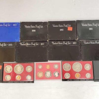 834	

13 United States Proof Sets
13 United States Proof Sets