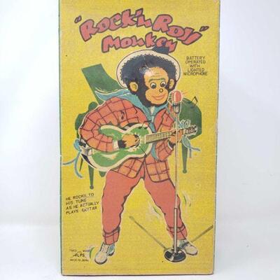 3004	
Vintage Rock'nRoll Monkey Toy
Vintage Rock'nRoll Monkey Toy