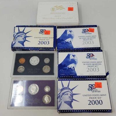 826	

10 United States Mint Proof Sets
10 United States Mint Proof Sets